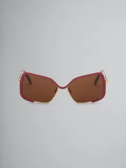 Sunglasses | Sunglasses>Marni Unila Sunglasses BURGUNDY