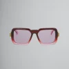 Sunglasses | Sunglasses>Marni Zamalek Sunglasses BURGUNDY