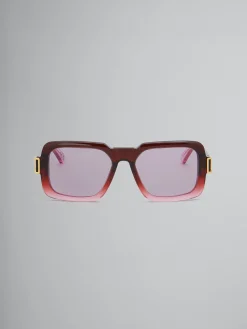 Sunglasses | Sunglasses>Marni Zamalek Sunglasses BURGUNDY