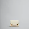 Wallets & Small Leather Goods>Marni Cream Leather Trunkaroo Trifold Wallet SHELL