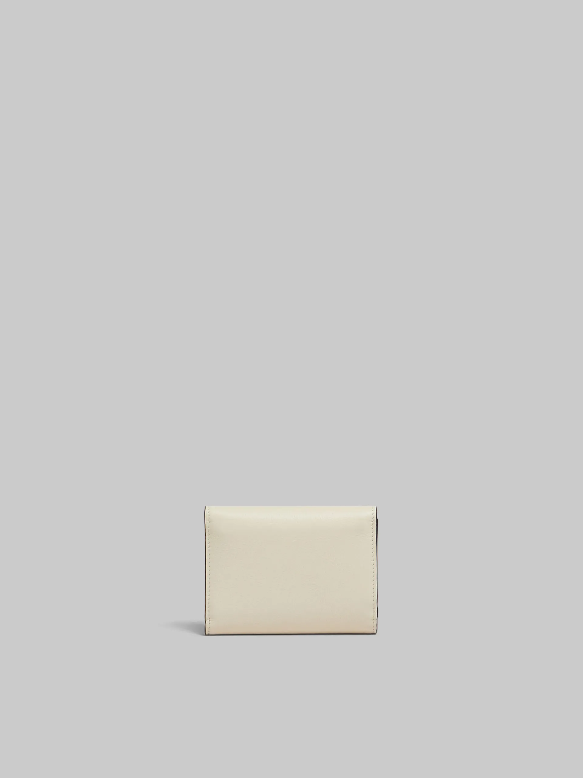 Wallets & Small Leather Goods>Marni Cream Leather Trunkaroo Trifold Wallet SHELL
