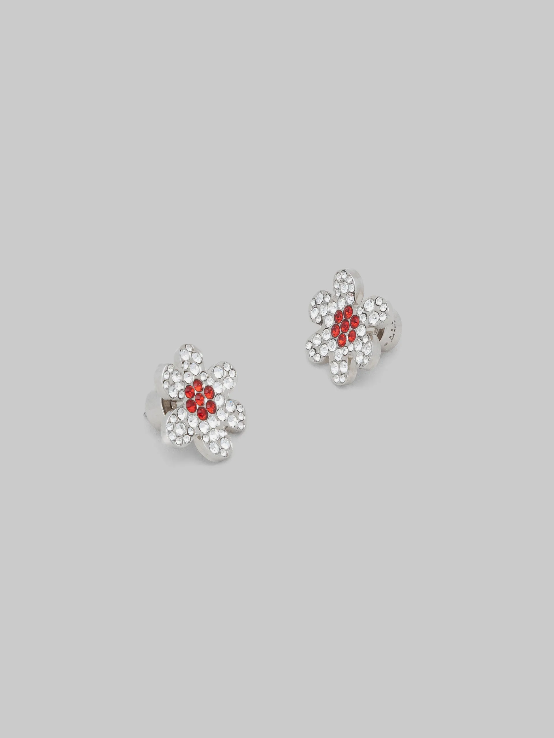 Earrings>Marni Daisy Stud Earrings With Pavé Rhinestones GLASS