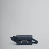 Trunkaroo Bag | Belt Bags>Marni Deep Blue Leather Trunkaroo Crossbody Bag NIGHTBLUE