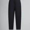 Pants>Marni Deep Blue Tropical Wool Trousers With Mending BLUBLACK