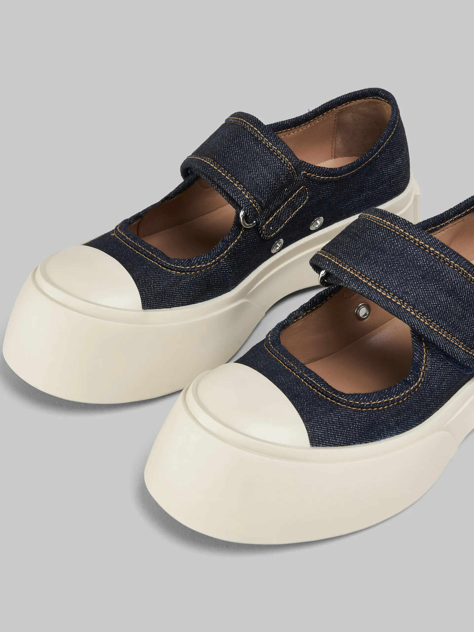 Sneakers | Pablo>Marni Denim Mary Jane Sneaker BLUE
