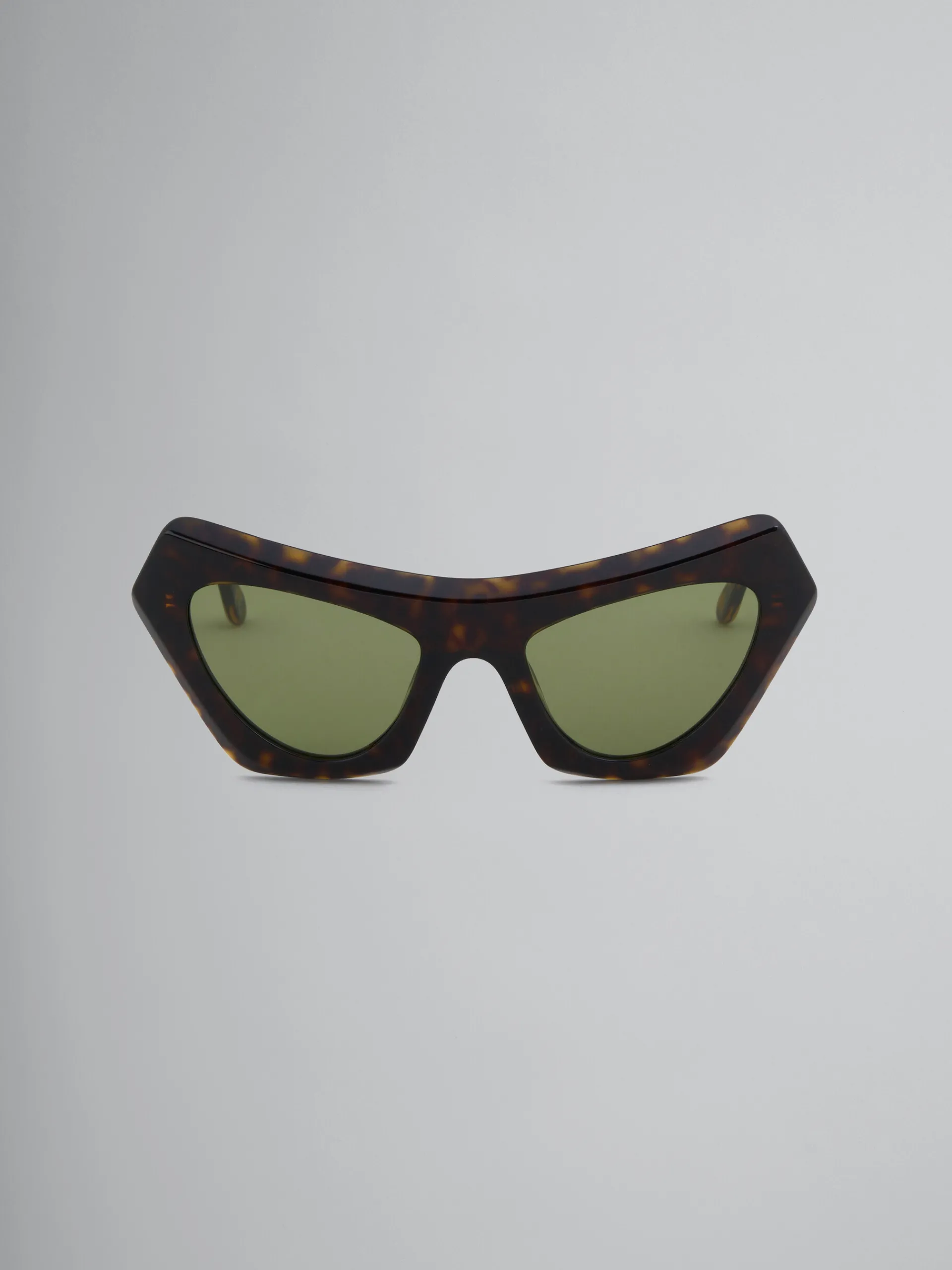 Sunglasses | Sunglasses>Marni Devil's Pool Havana Sunglasses OLIVEGREEN/RED/BORDEAUX