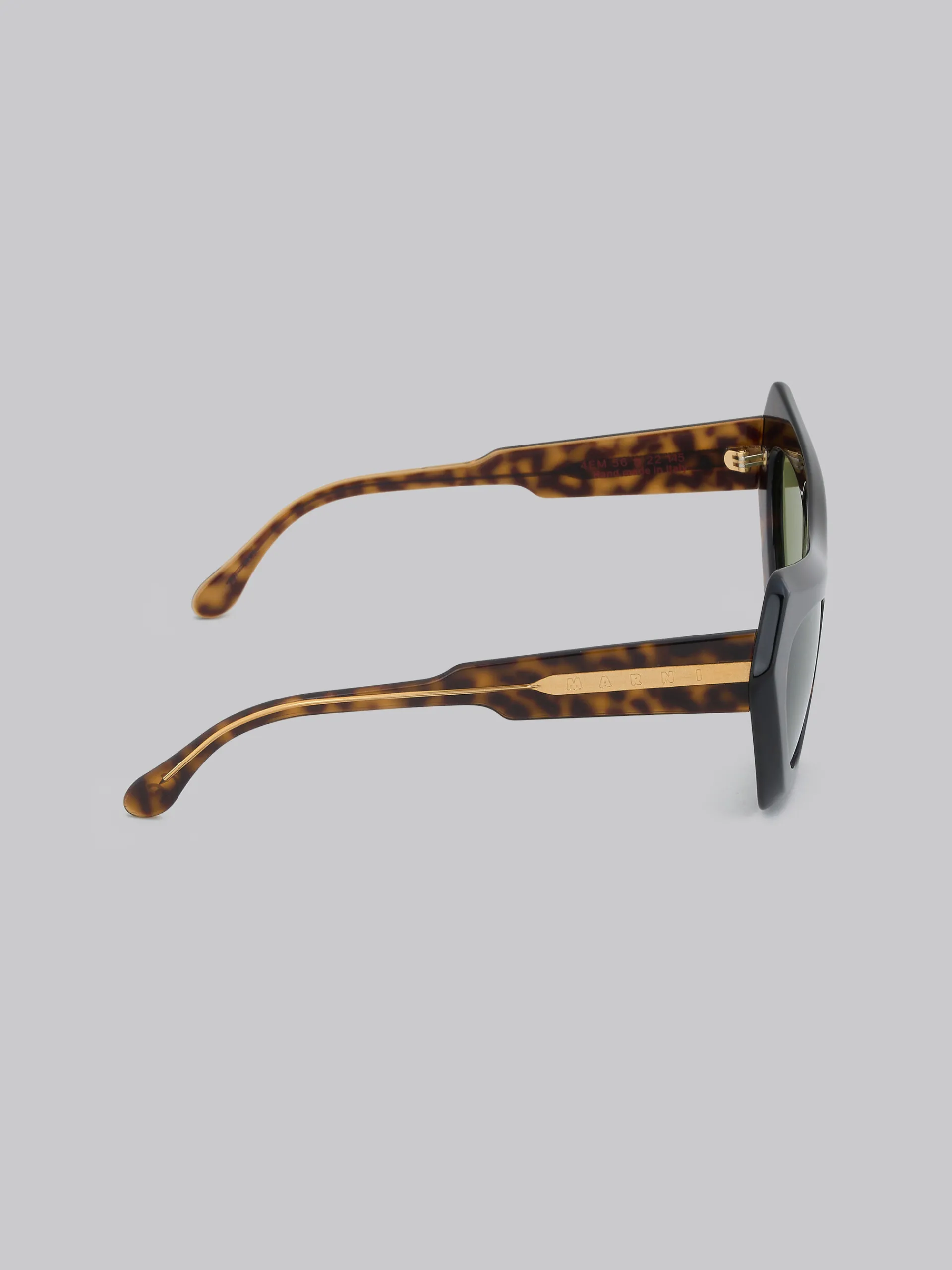 Sunglasses | Sunglasses>Marni Devil's Pool Havana Sunglasses OLIVEGREEN/RED/BORDEAUX