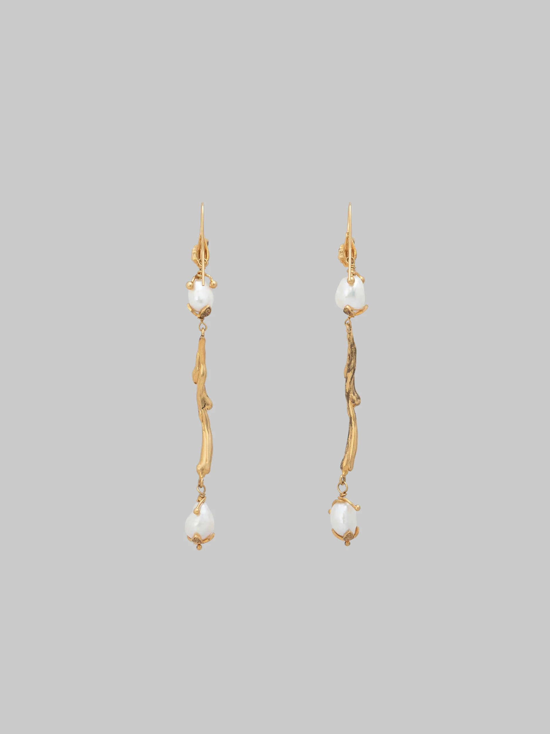 Earrings>Marni Gold Dangle Earrings With River s PEARL