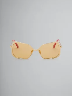 Sunglasses | Sunglasses>Marni Unila Sunglasses GOLD