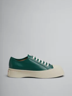 Sneakers | Pablo Sneakers>Marni Green Nappa Leather Pablo Sneaker FORESTGREEN
