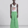Pants>Marni Green Striped Organic Poplin Hybrid Cargo Pants MILLET