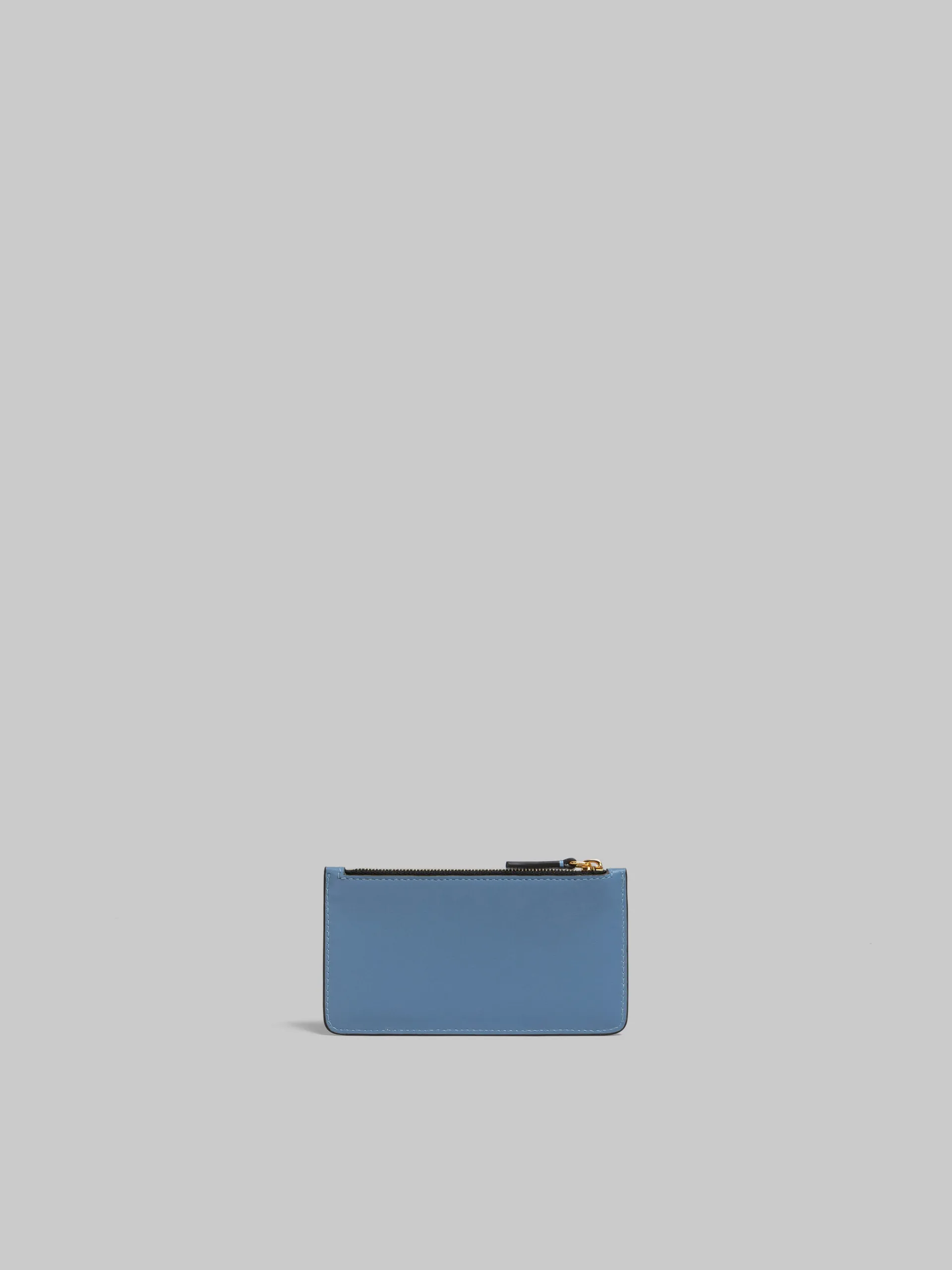 Wallets & Small Leather Goods>Marni Grey Leather Card Case OPAL