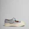 Sneakers | Pablo>Marni Grey Leather Mary Jane Sneaker DOLPHIN