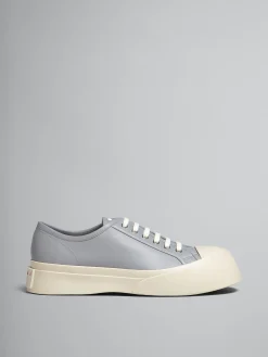 Sneakers | Pablo Sneakers>Marni Grey Nappa Leather PABLO Sneaker DOLPHIN