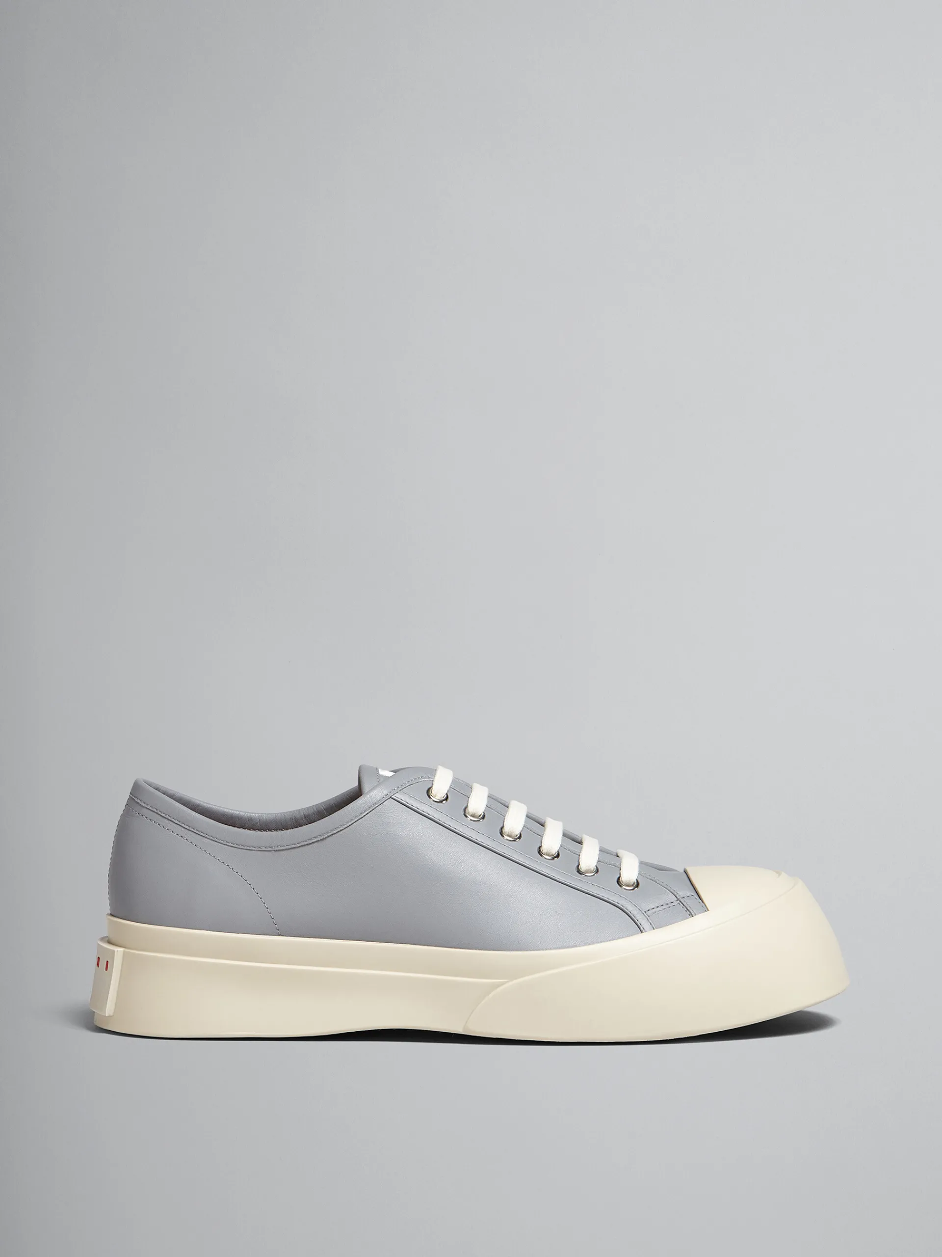 Sneakers | Pablo Sneakers>Marni Grey Nappa Leather PABLO Sneaker DOLPHIN