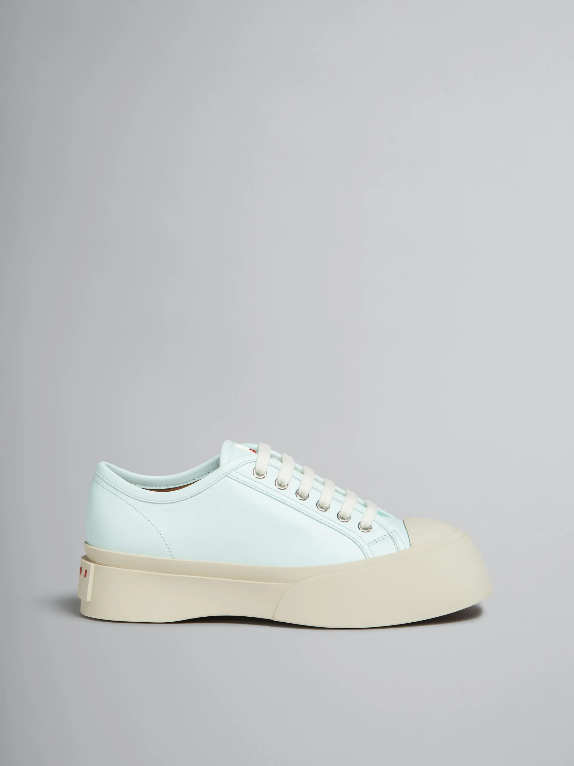 Sneakers | Pablo>Marni Light Blue Nappa Leather Pablo Lace-up Sneaker MINERAL ICE