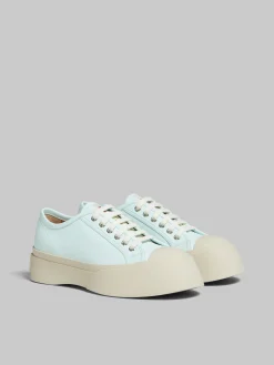 Sneakers | Pablo>Marni Light Blue Nappa Leather Pablo Lace-up Sneaker MINERAL ICE