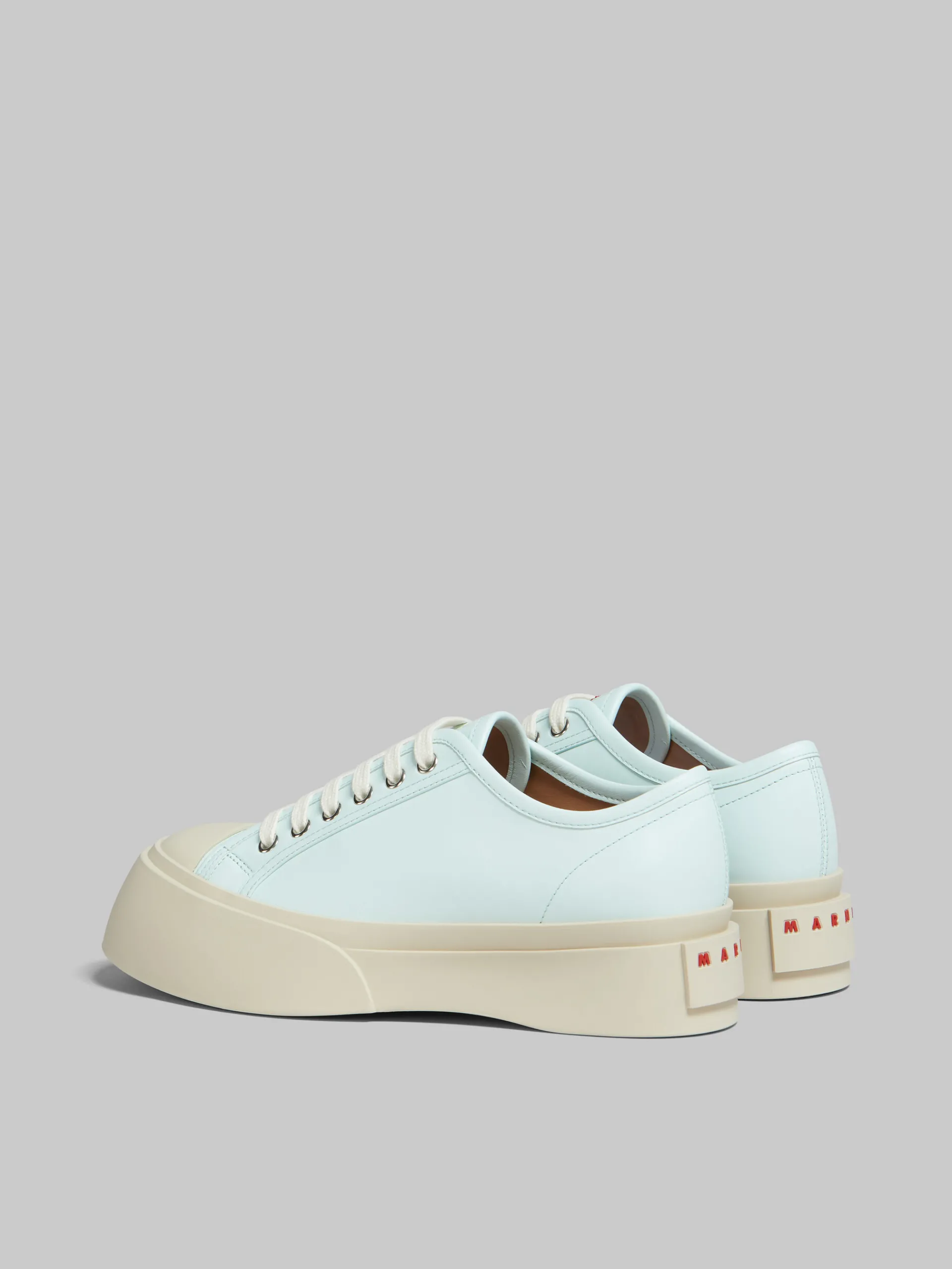 Sneakers | Pablo>Marni Light Blue Nappa Leather Pablo Lace-up Sneaker MINERAL ICE