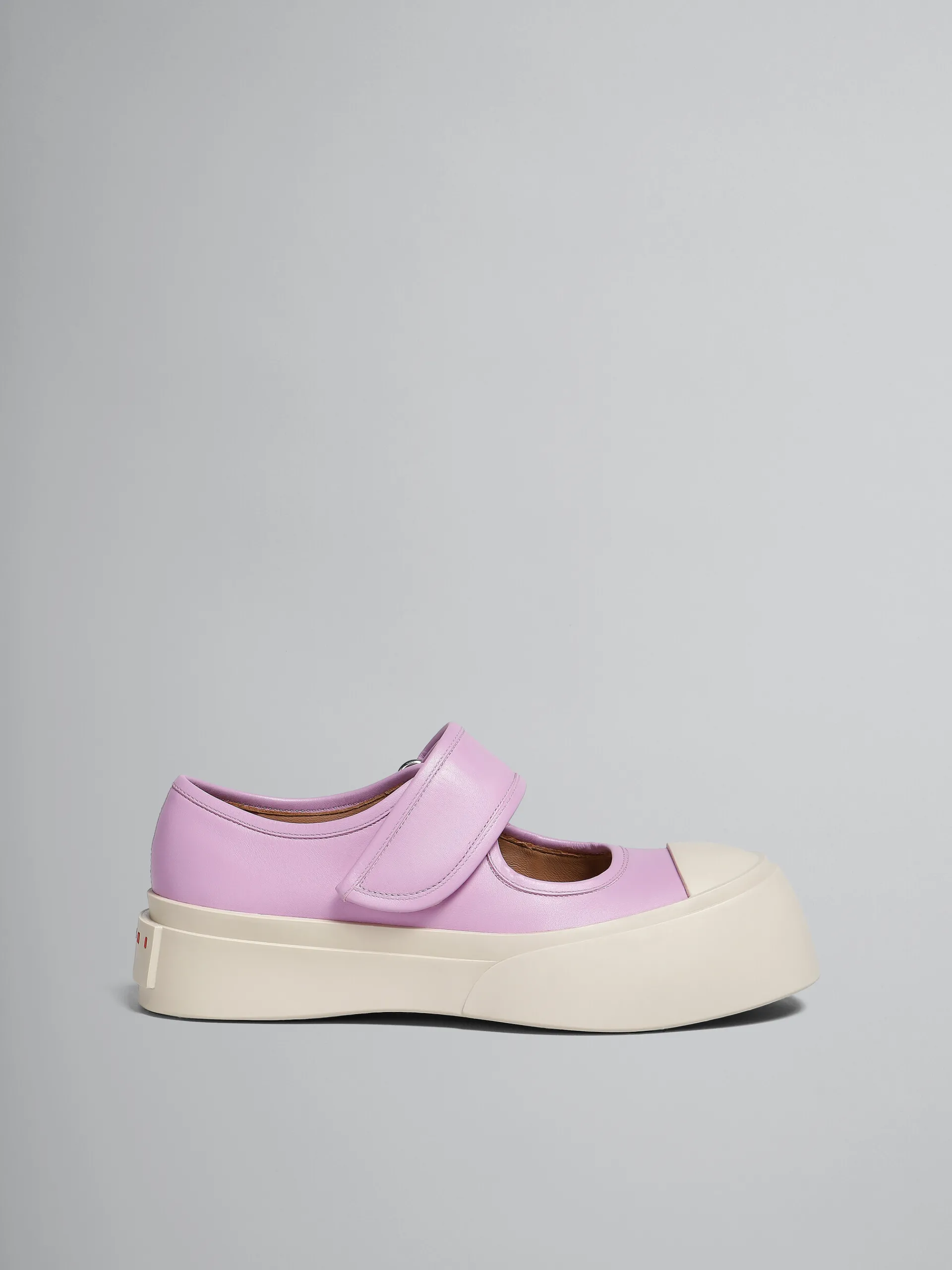Sneakers | Pablo>Marni Lilac Nappa Leather Mary Jane Sneaker DAHLIA/PURPLE