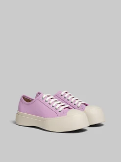 Sneakers | Pablo>Marni Lilac Nappa Leather Pablo Lace-up Sneaker DAHLIA/PURPLE