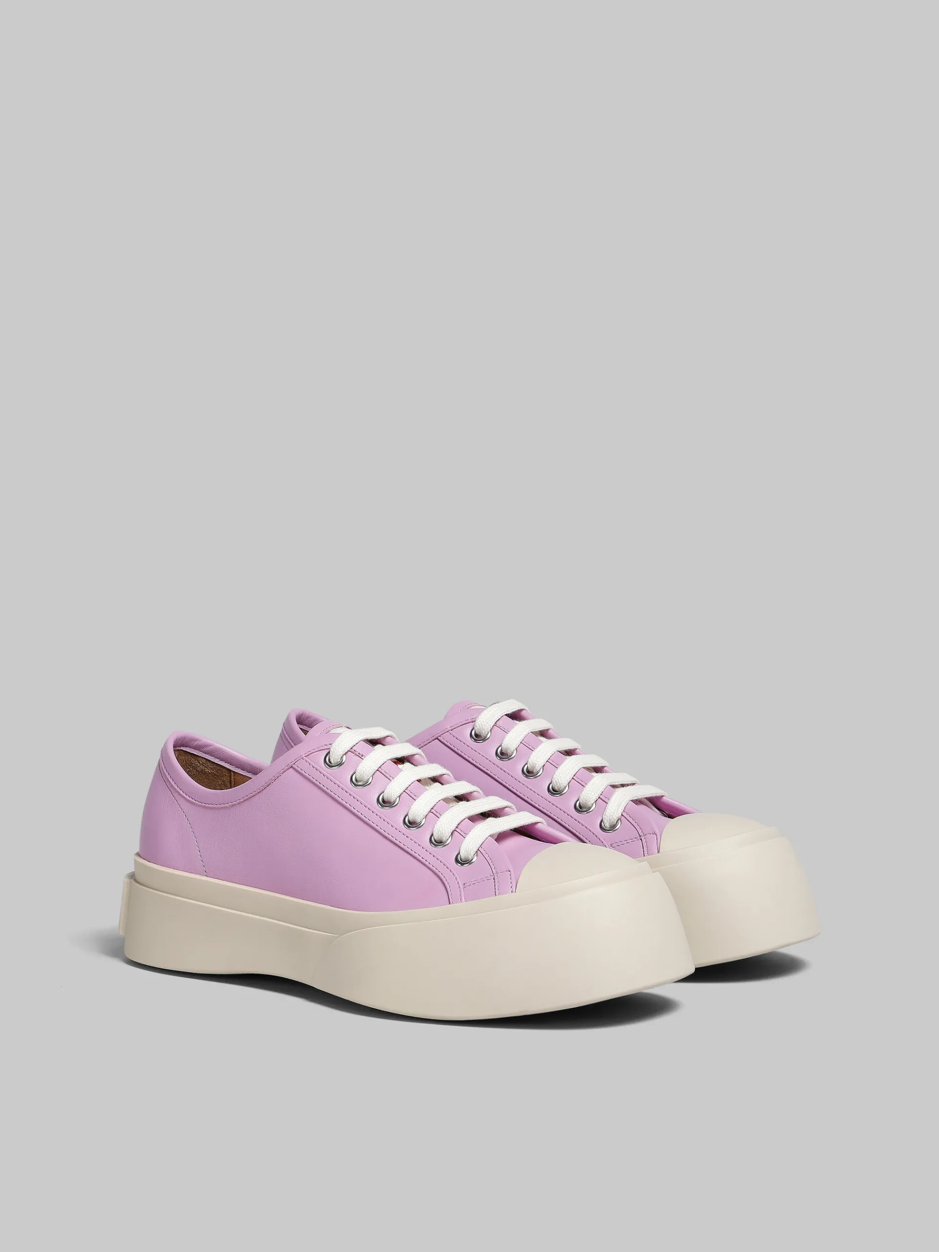 Sneakers | Pablo>Marni Lilac Nappa Leather Pablo Lace-up Sneaker DAHLIA/PURPLE