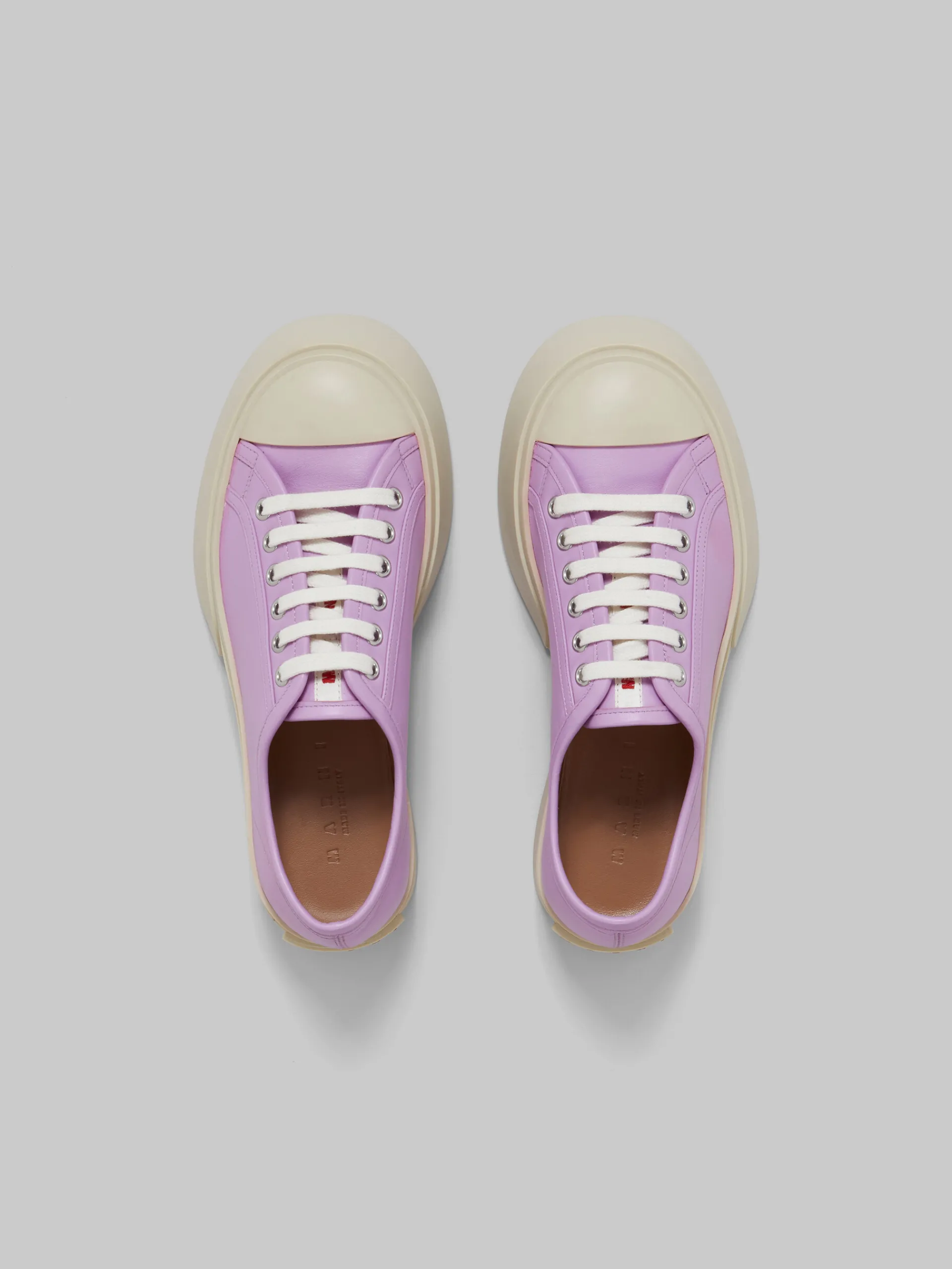 Sneakers | Pablo>Marni Lilac Nappa Leather Pablo Lace-up Sneaker DAHLIA/PURPLE