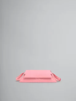 Shoulder Bags>Marni Mini Trunkoise Bag In Smooth Light Leather PINK