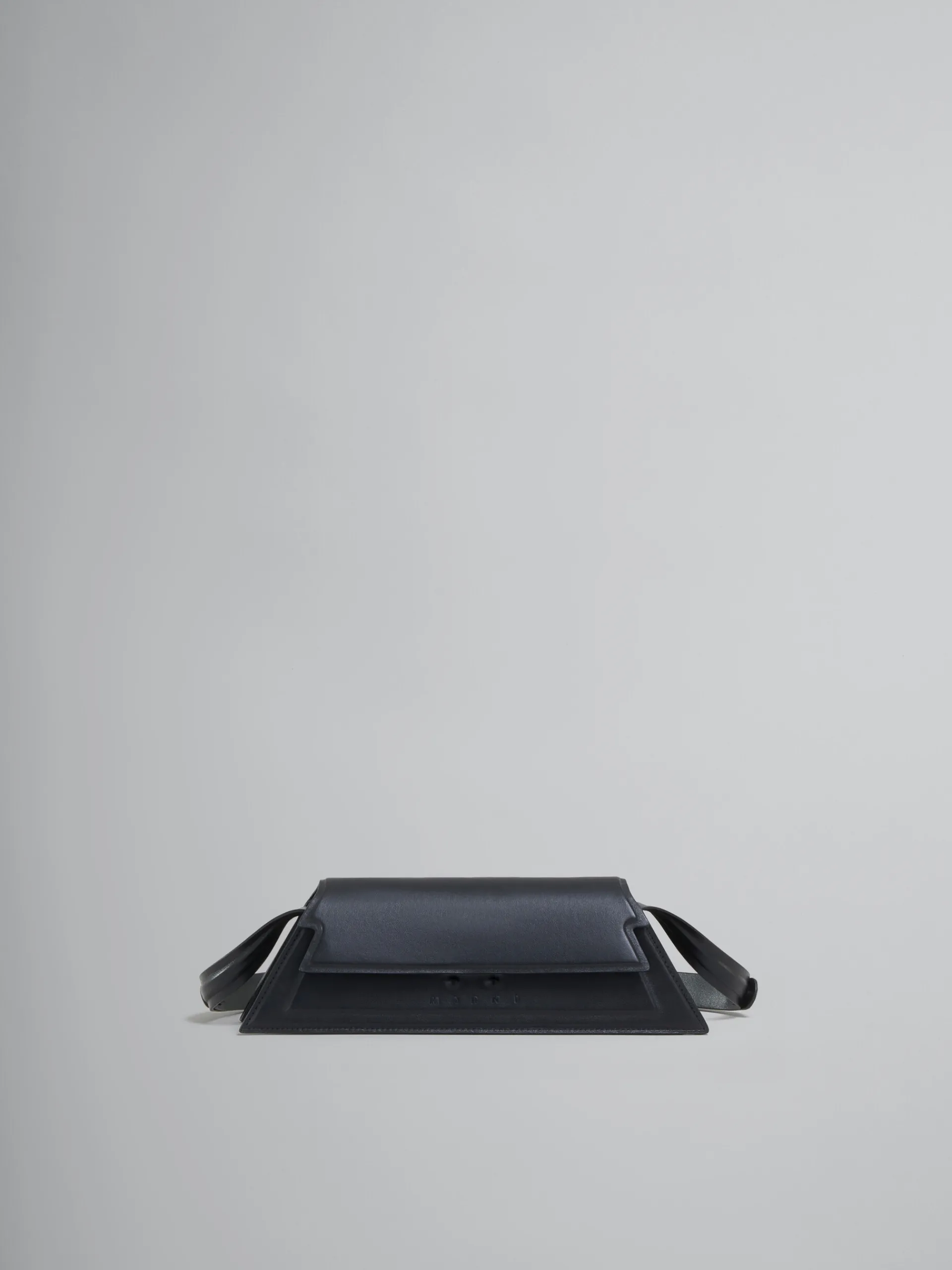 Shoulder Bags>Marni Mini Trunkoise Bag In Smooth Leather BLACK
