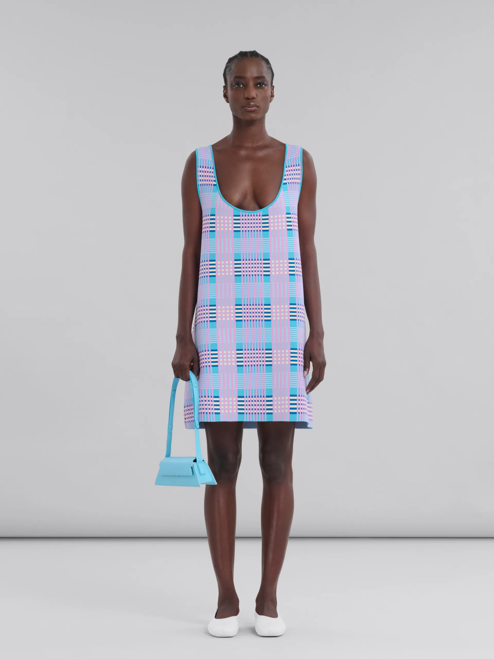 Shoulder Bags>Marni Mini Trunkoise Bag In Smooth Light Blue Leather TURQUOISE