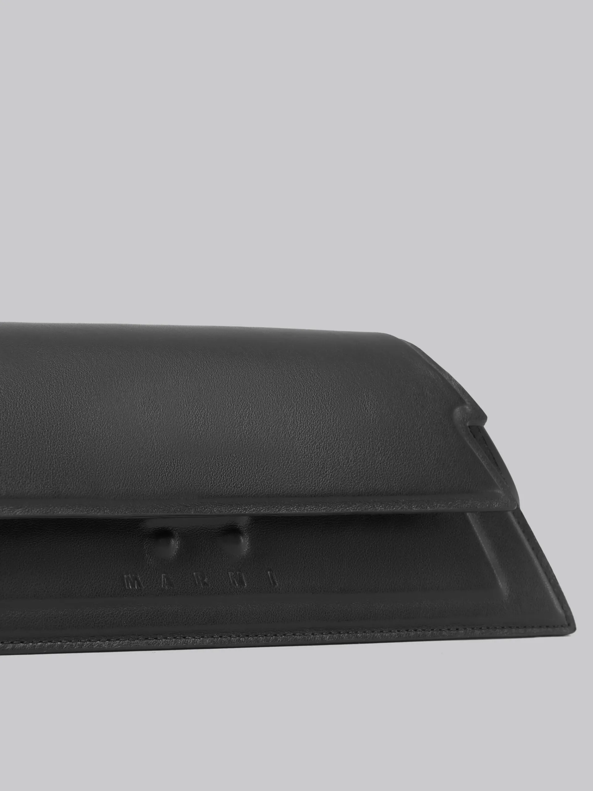 Shoulder Bags>Marni Mini Trunkoise Bag In Smooth Leather BLACK