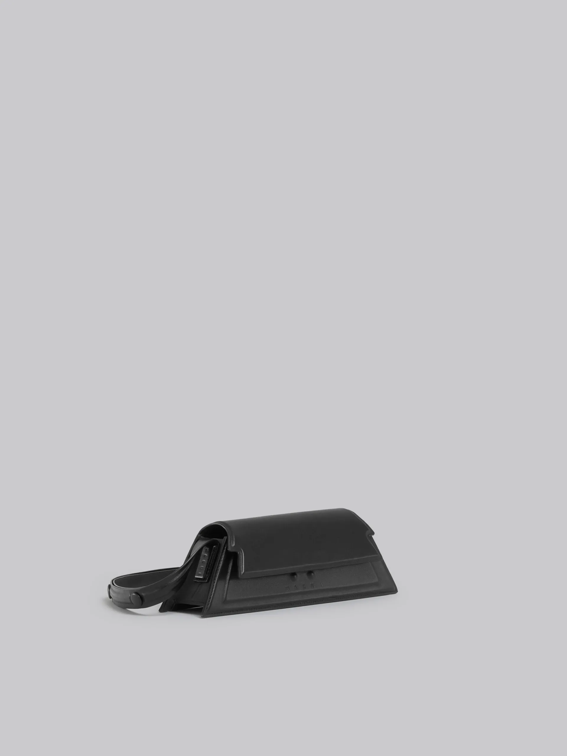 Shoulder Bags>Marni Mini Trunkoise Bag In Smooth Leather BLACK