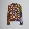 Knitwear>Marni Multicolour Argyle Wool-mohair Two-in-one Jumper MULTICOLOR