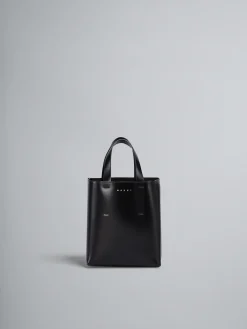 Tote Bags>Marni Museo Mini Bag In Leather BLACK