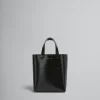 Tote Bags>Marni Museo Mini Bag In Leather BLACK