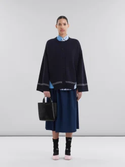 Tote Bags>Marni Museo Mini Bag In Leather BLACK