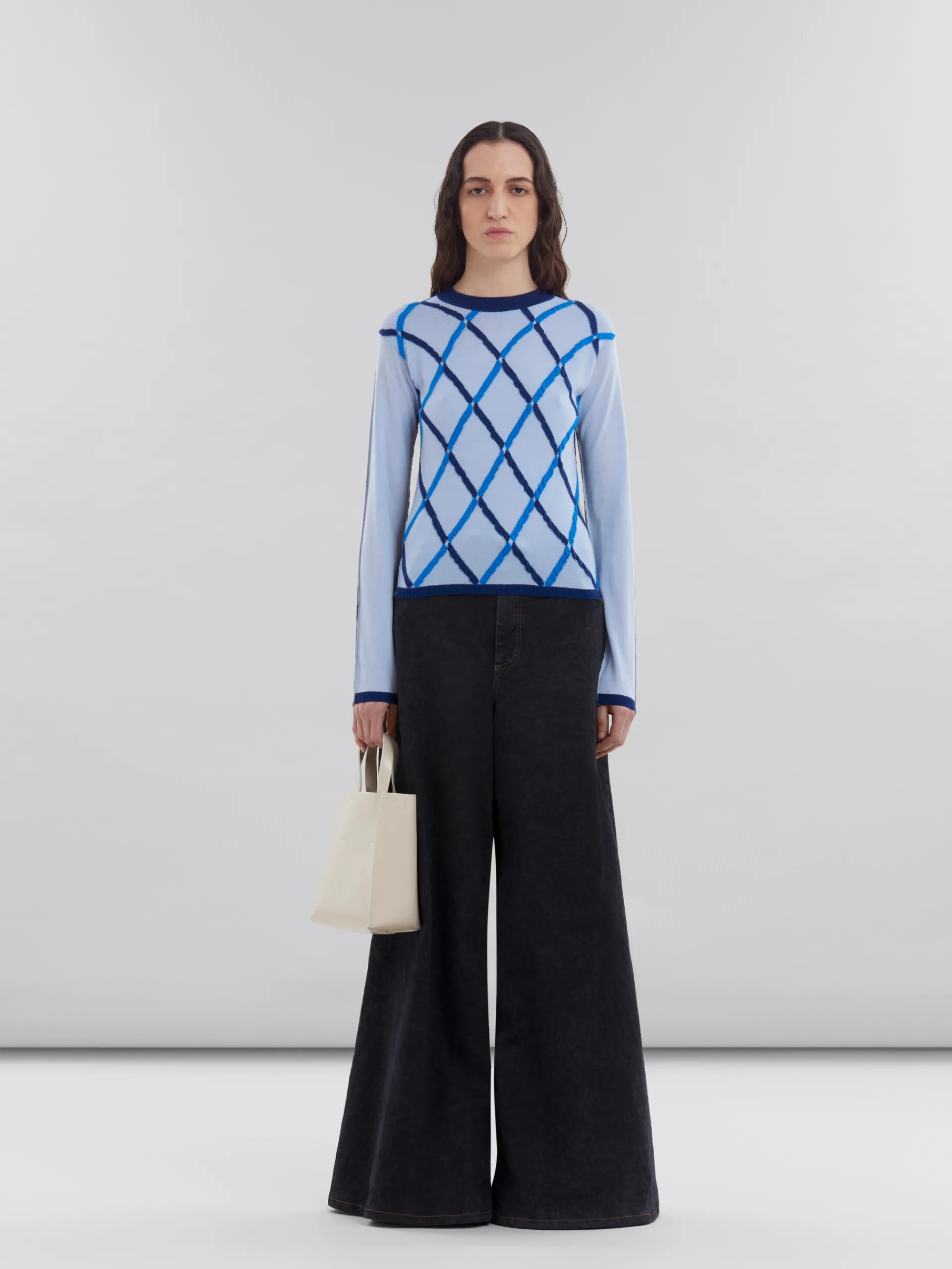 Crossbody Bags | Tote Bags>Marni Museo Mini Bag In Cream Leather SEASHELL