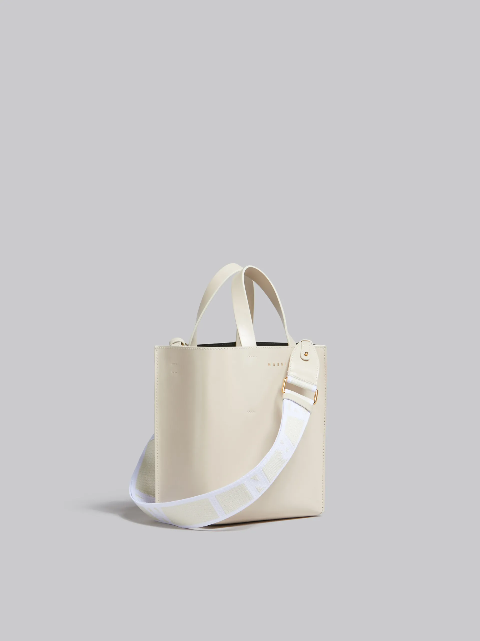 Crossbody Bags | Tote Bags>Marni Museo Mini Bag In Cream Leather SEASHELL