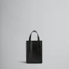 Tote Bags>Marni MUSEO Nano Bag In Leather BLACK