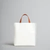 Tote Bags>Marni Museo Soft Small Bag In White And Light Blue Leather LILYWHITE/CLOUD