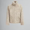Coats & Jackets>Marni Oat Shaggy Jacket With Detachable Hood GLASS