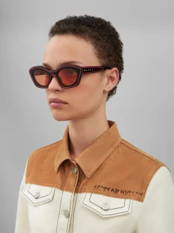 Sunglasses | Sunglasses>Marni Kea Island Sunglasses ORANGE