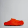 Flats | Fussbett>Marni Long Hair Calfskin Fussbett Sabot ORANGE