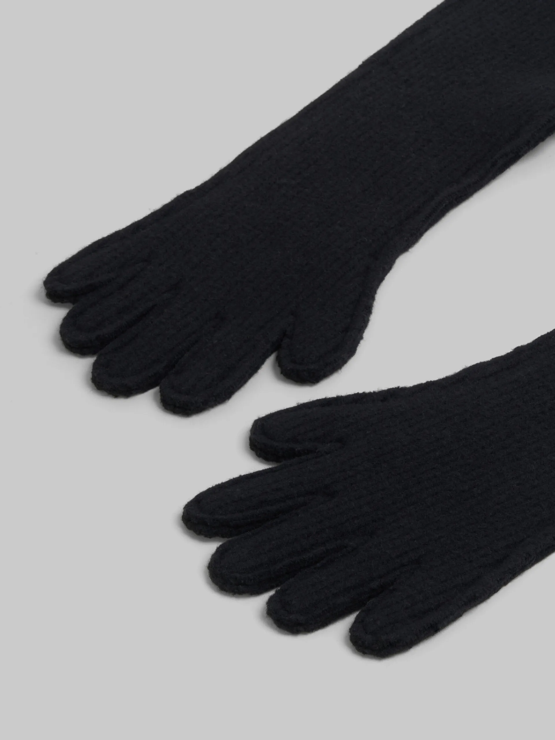 Other Accessories>Marni Oversized Wool Gloves BLACK