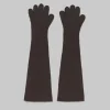 Other Accessories>Marni Oversized Brown Wool Gloves MIDNIGHT