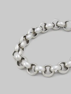 Necklaces>Marni Ring Choker With Rhinestone Clasp PALLADIUM