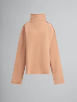 Knitwear>Marni Peach Pink Wool Sweater PALEPEACH