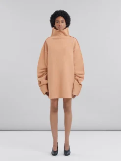 Knitwear>Marni Peach Pink Wool Sweater PALEPEACH