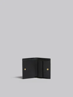 Wallets & Small Leather Goods>Marni Pink Leather Bifold Wallet With Mending CASSIS