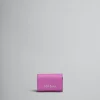 Wallets & Small Leather Goods>Marni Pink Leather Trifold Wallet With Mending CASSIS