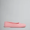 Flats>Marni Nappa Leather Seamless Little Bow Ballet Flat PINK